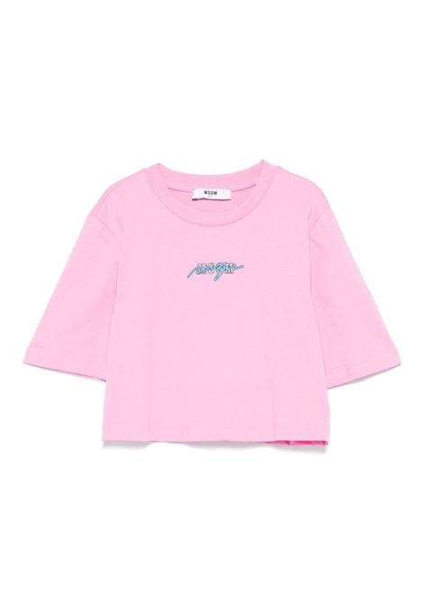 T-shirt con logo MSGM KIDS | S5MSJGTH080MS003